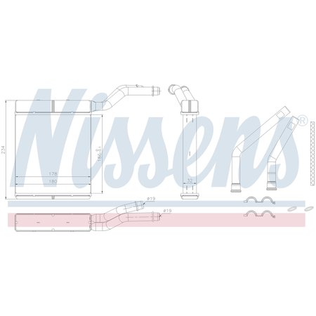 NISSEN Nissens Heater, 71770 71770